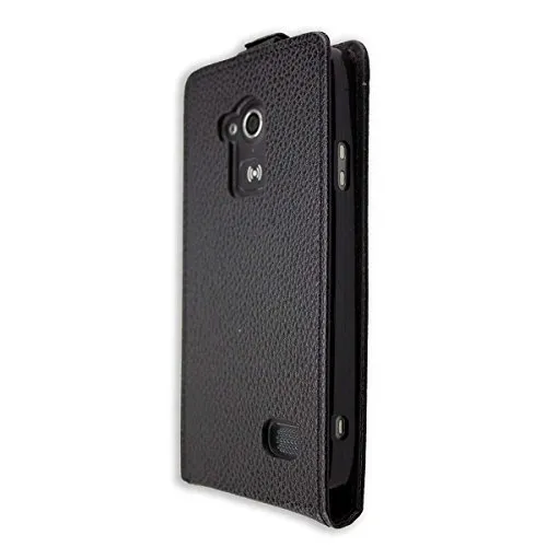 caseroxx Flip Cover Doro Liberto 824/825 Nera Magnetica