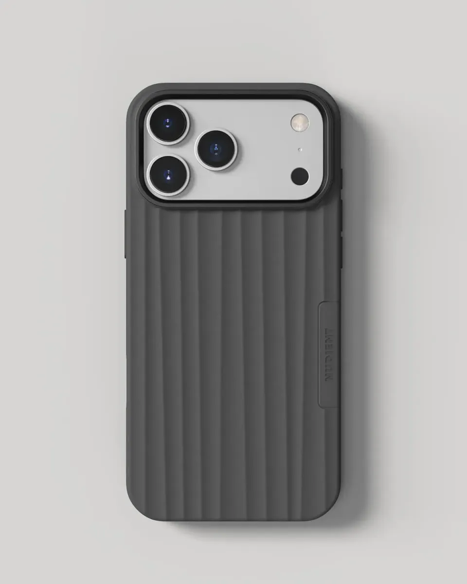 Nudient Bold Case iPhone 18 Pro Max cover Basalt Grey MagSafe