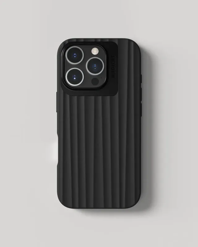 Nudient Bold Case custodia iPhone 16 Pro nera MagSafe