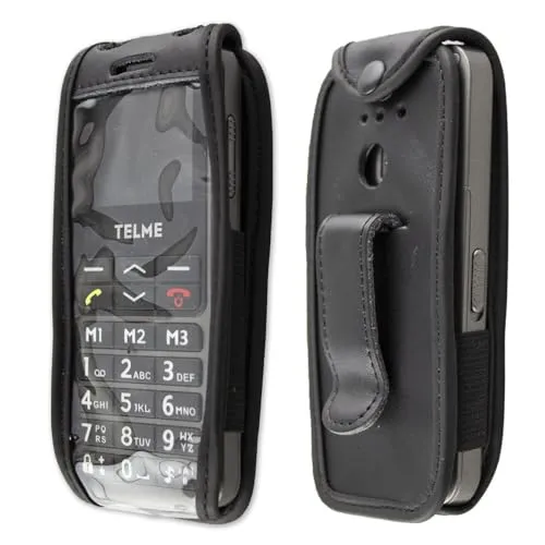 caseroxx Borsello Telme C150 C151 vera pelle nero