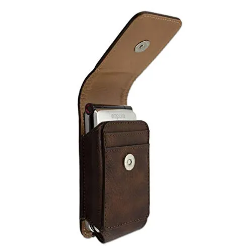 caseroxx TOUCHsmart V188 borsa cintura marrone pelle