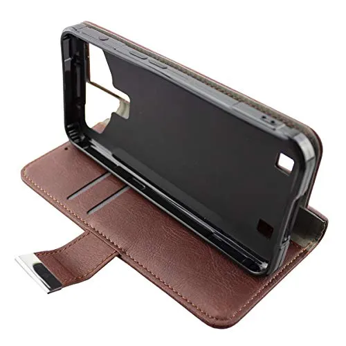 caseroxx Bookstyle custodia Cubot Quest marrone portafoglio
