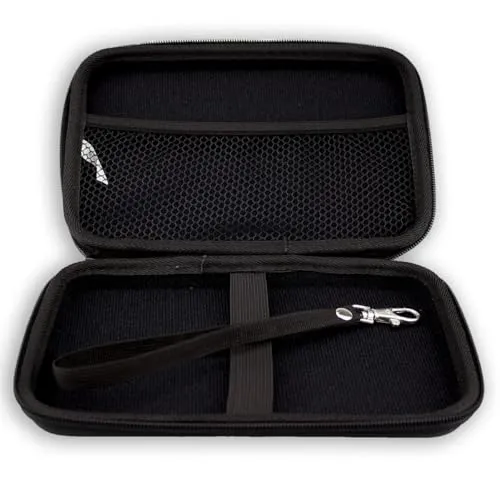 caseroxx Garmin Overlander custodia GPS nero cerniera