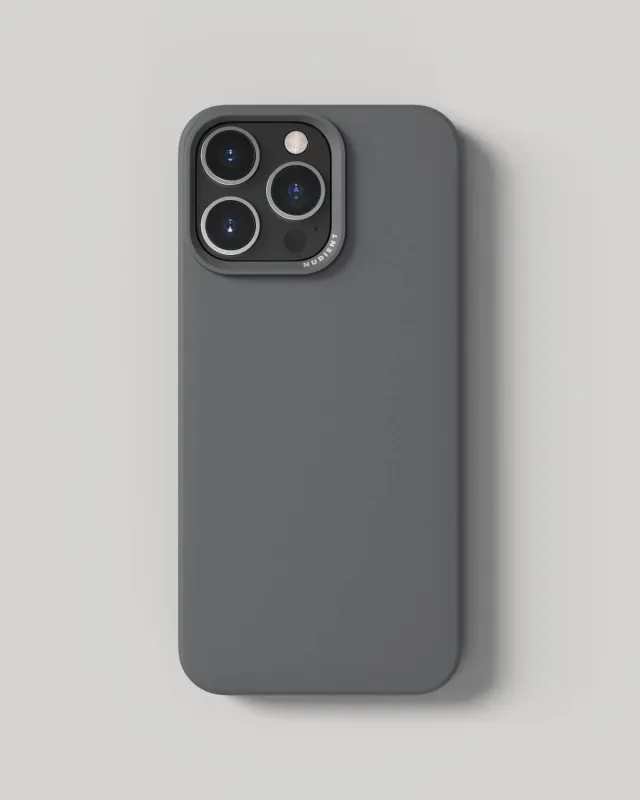 Nudient Thin Case iPhone 16 Pro Max cover Ash Grey MagSafe