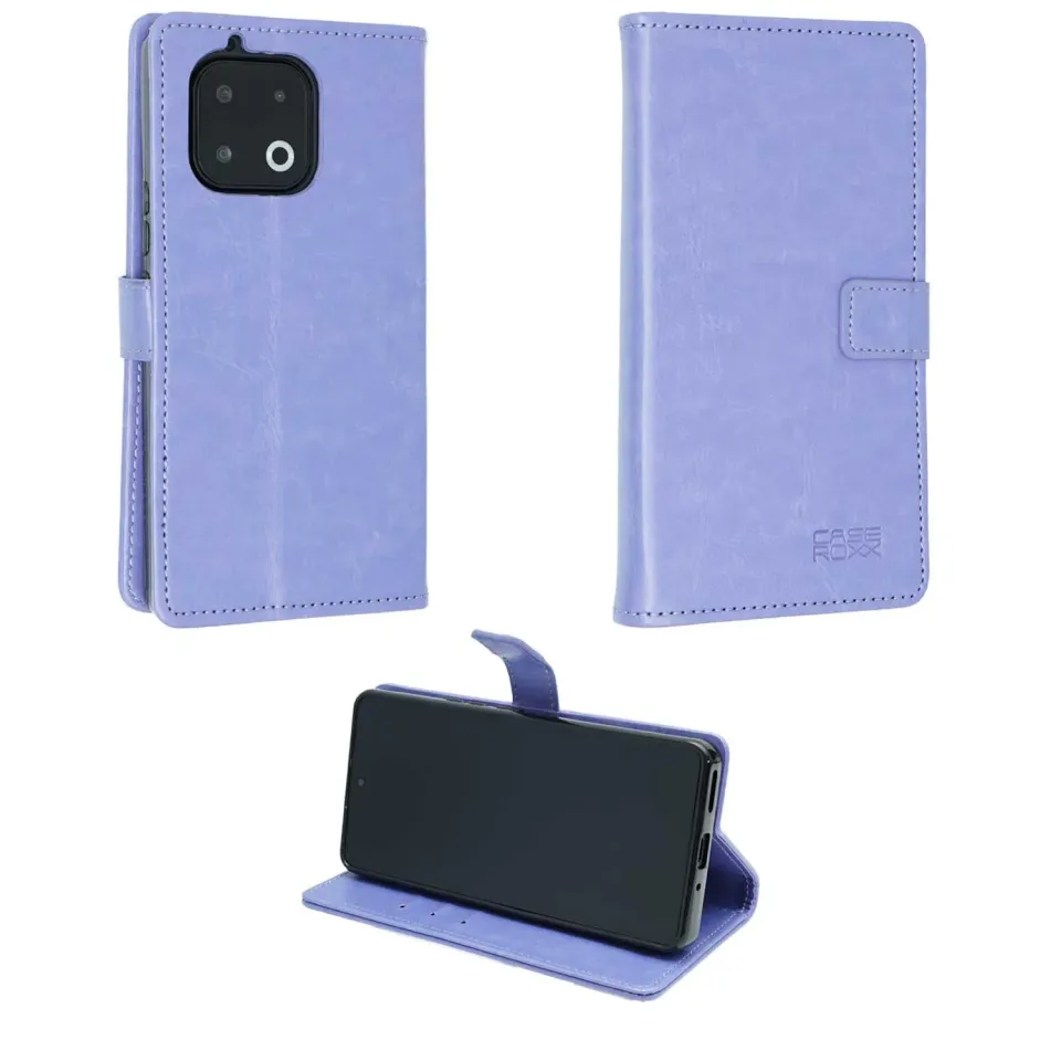 caseroxx Bookstyle GS6 Pro custodia portafoglio lilla