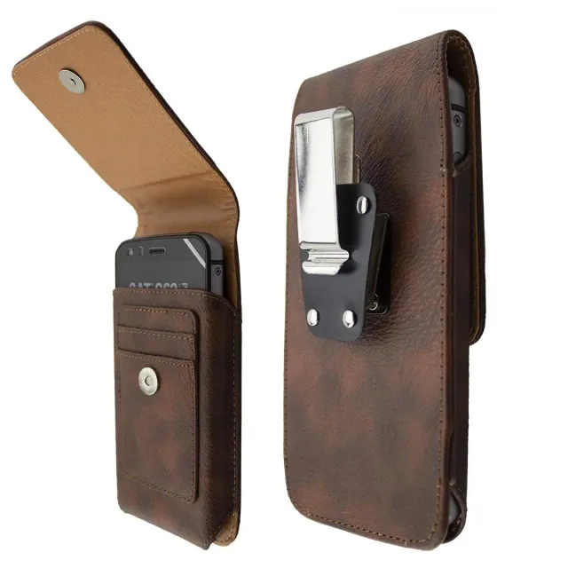 caseroxx Cat S62 S62 Pro fondina outdoor marrone clip cintura