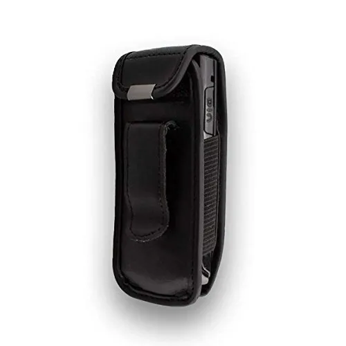 caseroxx Samsung GT-E1170 Borsello pelle nero con clip cintura
