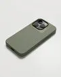 Nudient Bold Case iPhone 15 Pro cover Linen Olive