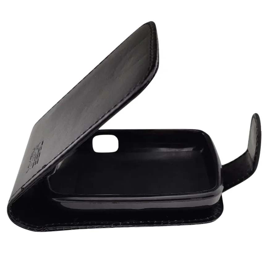 caseroxx Flip Cover Freestyle Libre 1/2/3 custodia nero