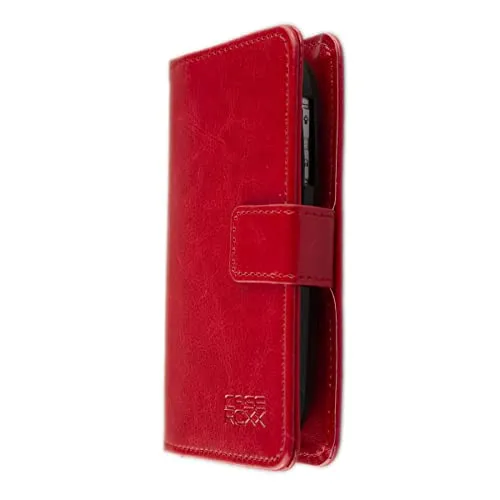 caseroxx Bookstyle Emporia V50 custodia rossa