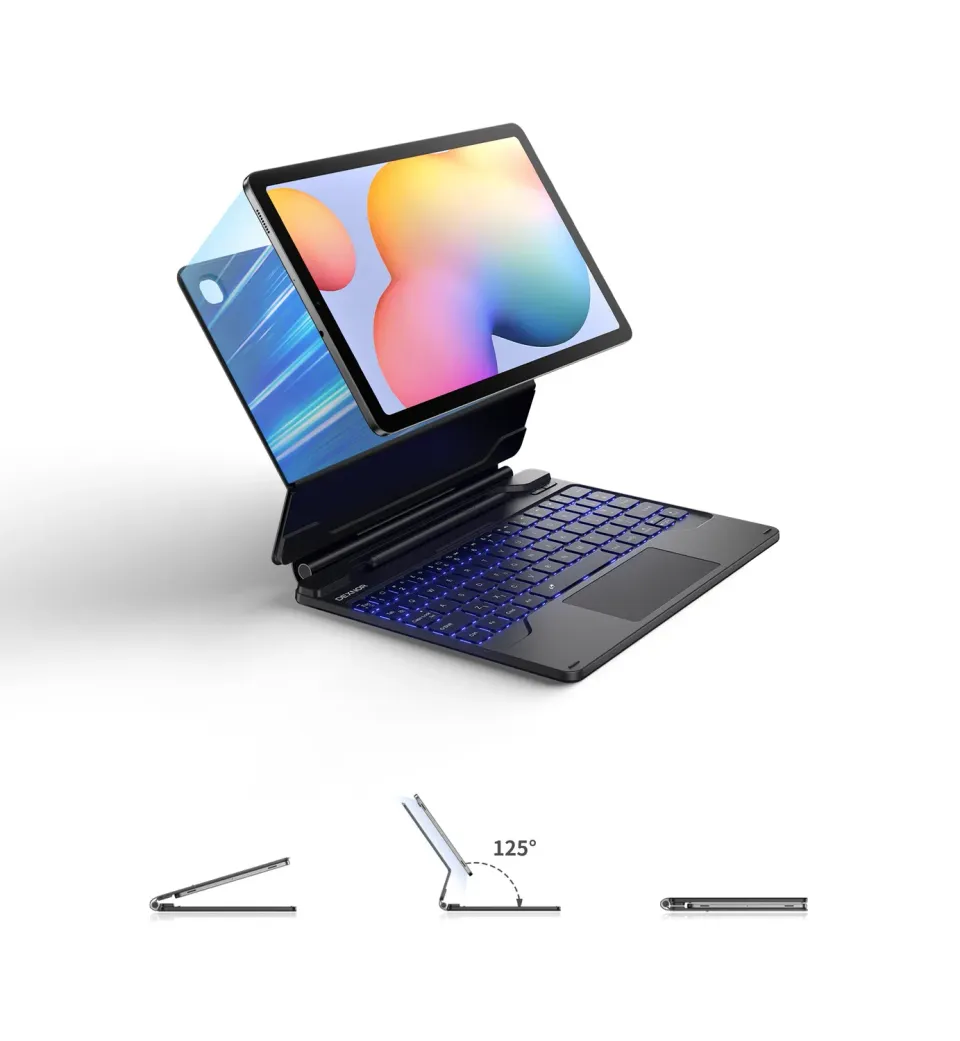 Dexnor Tab S6 Lite 10.4 custodia tastiera italiana nera trackpad