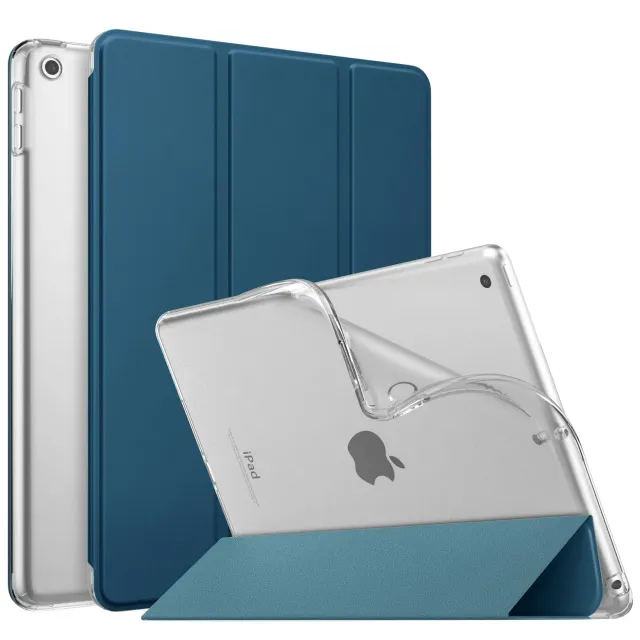 MoKo iPad 10,2" 7/8/9 Gen cover blu cobalto stand