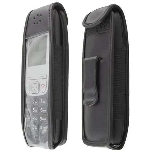 caseroxx Gigaset A415 custodia pelle nera con clip