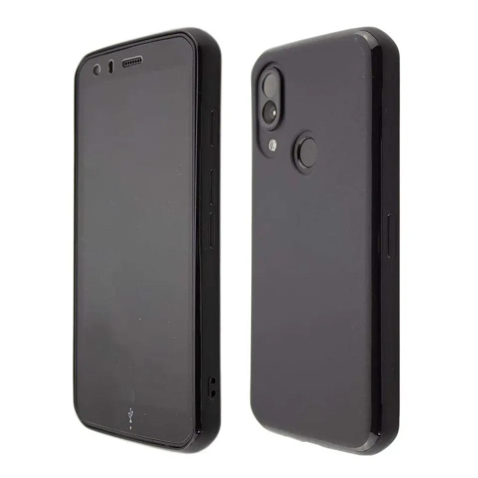 caseroxx TPU Cat S62 S62 Pro cover antiscivolo nera