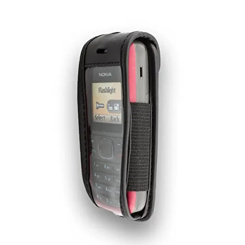 caseroxx custodia cintura Nokia 1100 1101 pelle nera vera pelle