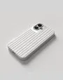 Nudient Bold iPhone 16 cover Linen Beige Chalk White