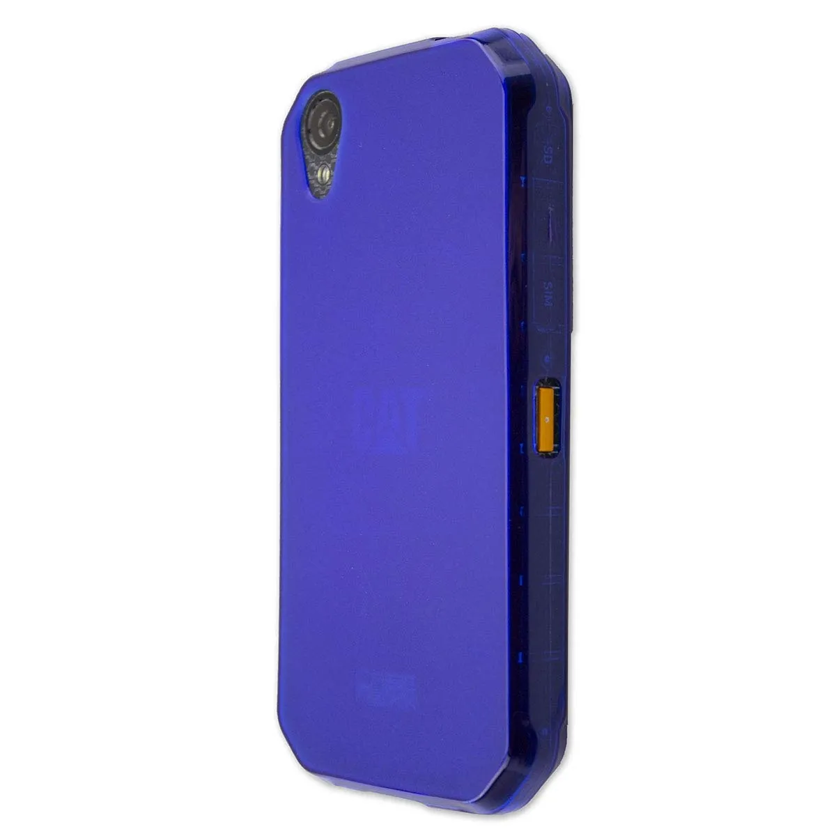 caseroxx TPU Cat S41 custodia azzurra antiurto