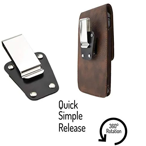 caseroxx Cat S62 S62 Pro fondina outdoor marrone clip cintura