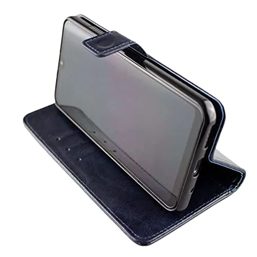 caseroxx Bookstyle custodia Beafon M6s azzurra antiurto