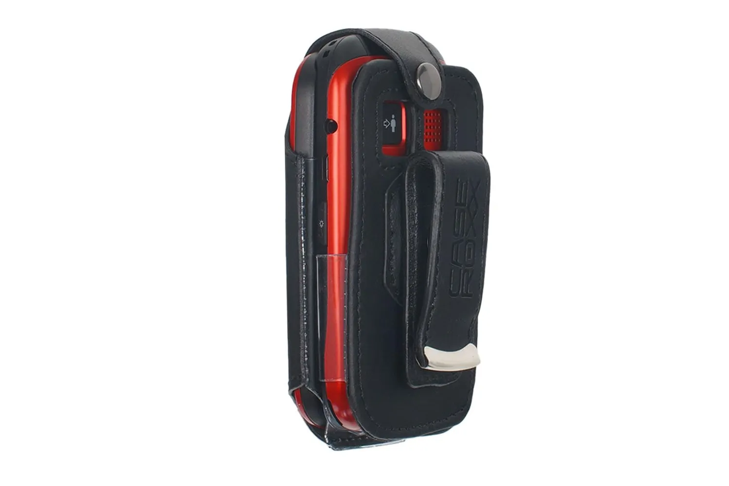 caseroxx Pelle Panasonic KX-TU446 TU456 TU466 borsello nero