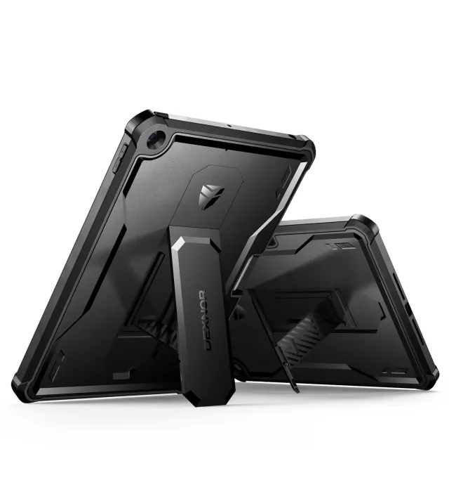 Dexnor iPad 2019 2020 2021 custodia rugged nera