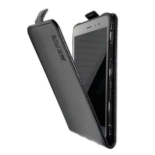caseroxx Flip Cover Neffos X1 Lite custodia nero magnetica