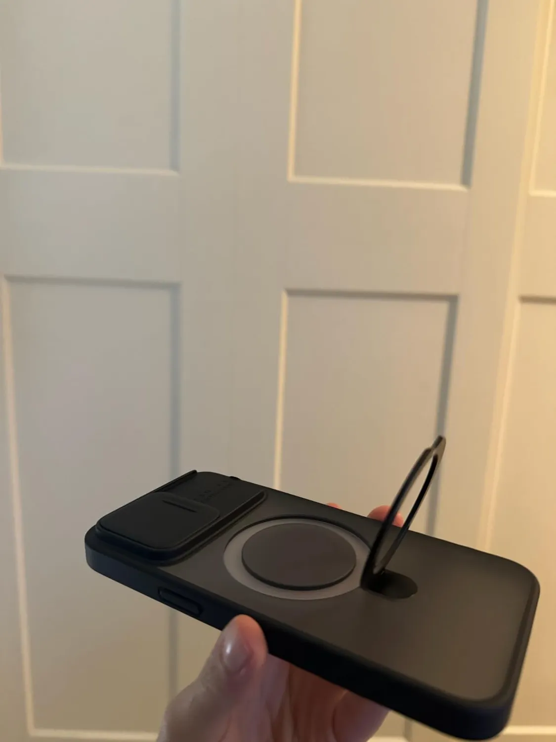 CloudValley Cover per iPhone 15 Pro Max blu opaco MagSafe