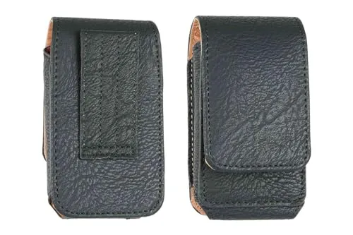 caseroxx Outdoor Panasonic KX-TU550 tasca pelle nera cintura