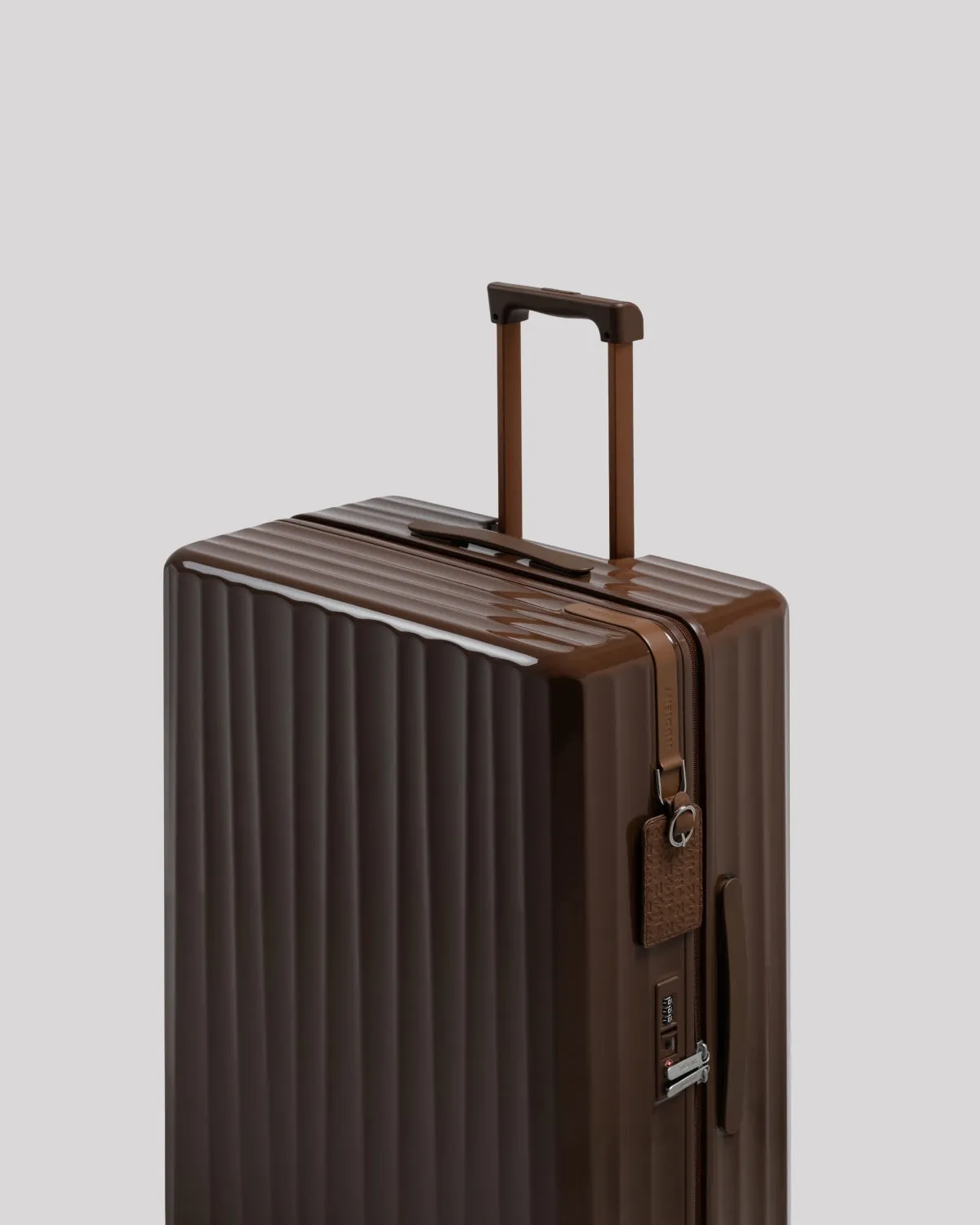 Nudient Bold Check-in Bag L V2 valigia Chestnut Brown leggera