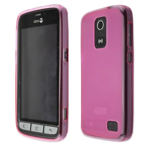 caseroxx Cover Doro 8030 8031 TPU Fucsia Antishock