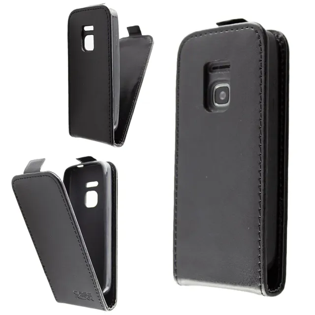 caseroxx Flip Cover Nokia 225 4G custodia libro nero magnetica