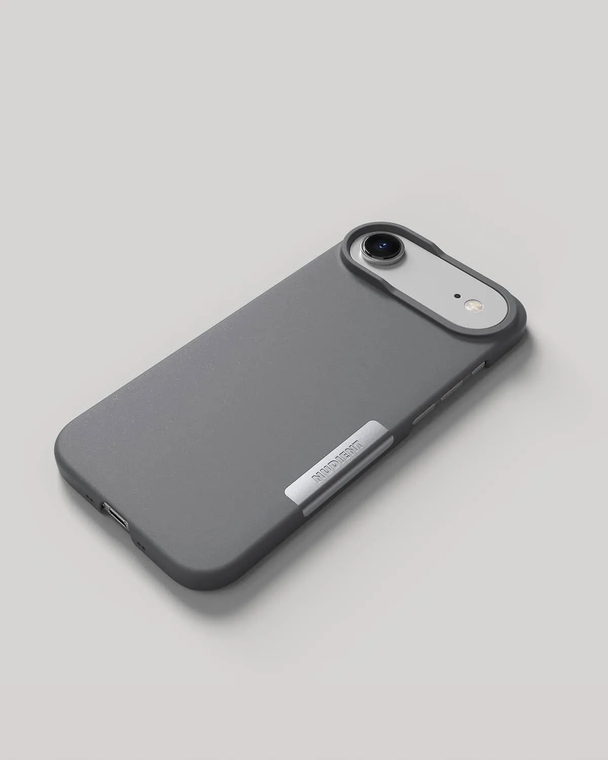 Nudient Thin Case iPhone Air cover grigia MagSafe sottile