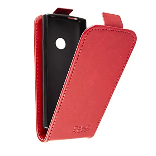 caseroxx Flip Cover Nokia 105 110 Custodia Rossa 4G