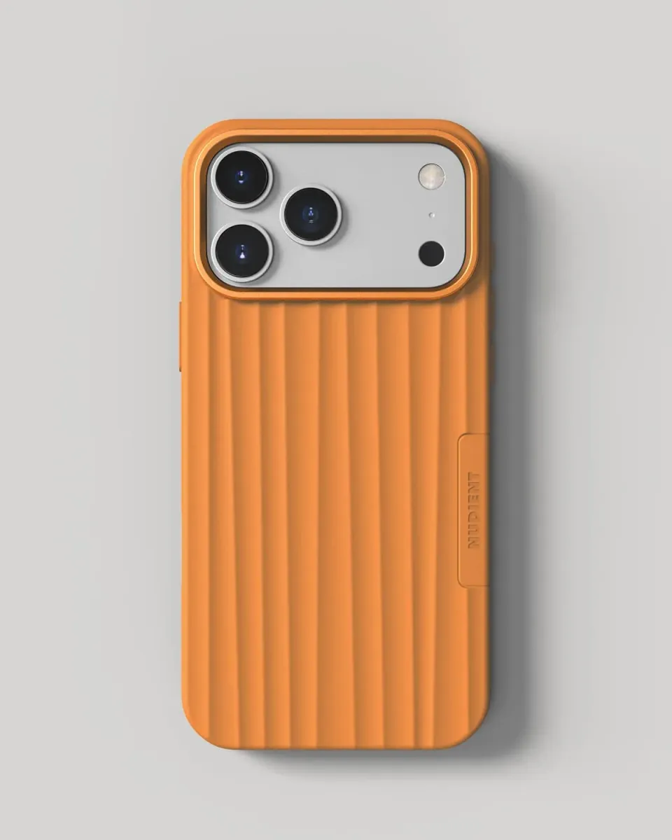 Nudient Bold cover iPhone 17 Pro Max Magma Orange MagSafe antiurto