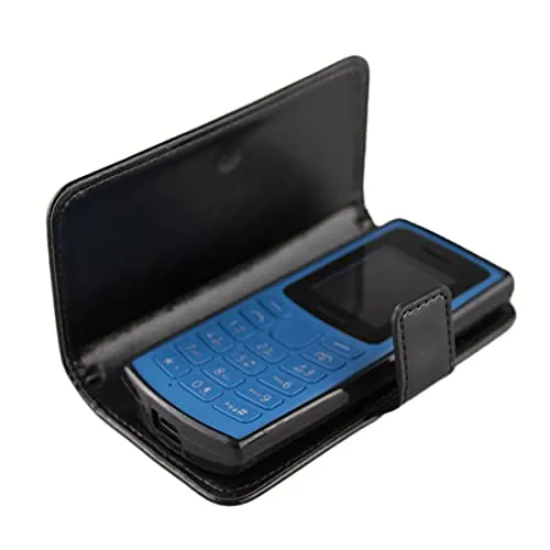 caseroxx Bookstyle Nokia 105 110 4G 2021 custodia nera