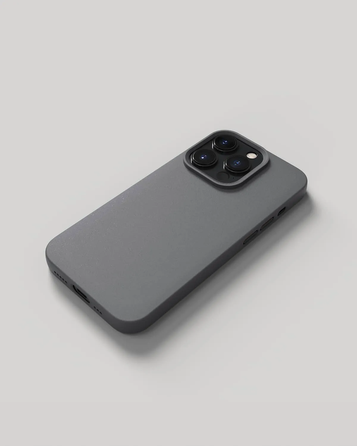 Nudient Thin Case custodia iPhone 14 Pro grigia senza MagSafe