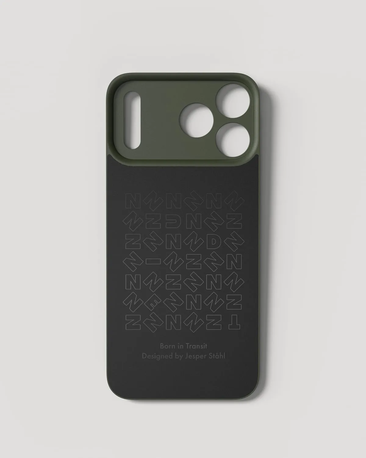 Nudient Slice cover iPhone 17 Pro Max Pine Green MagSafe ultra-sottile