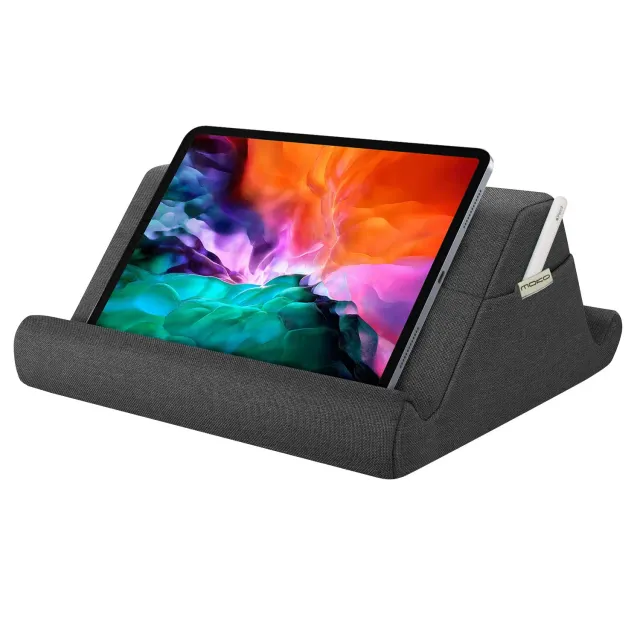 MoKo Supporto Tablet Cuscino Grigio Multi-Angolo Tasca