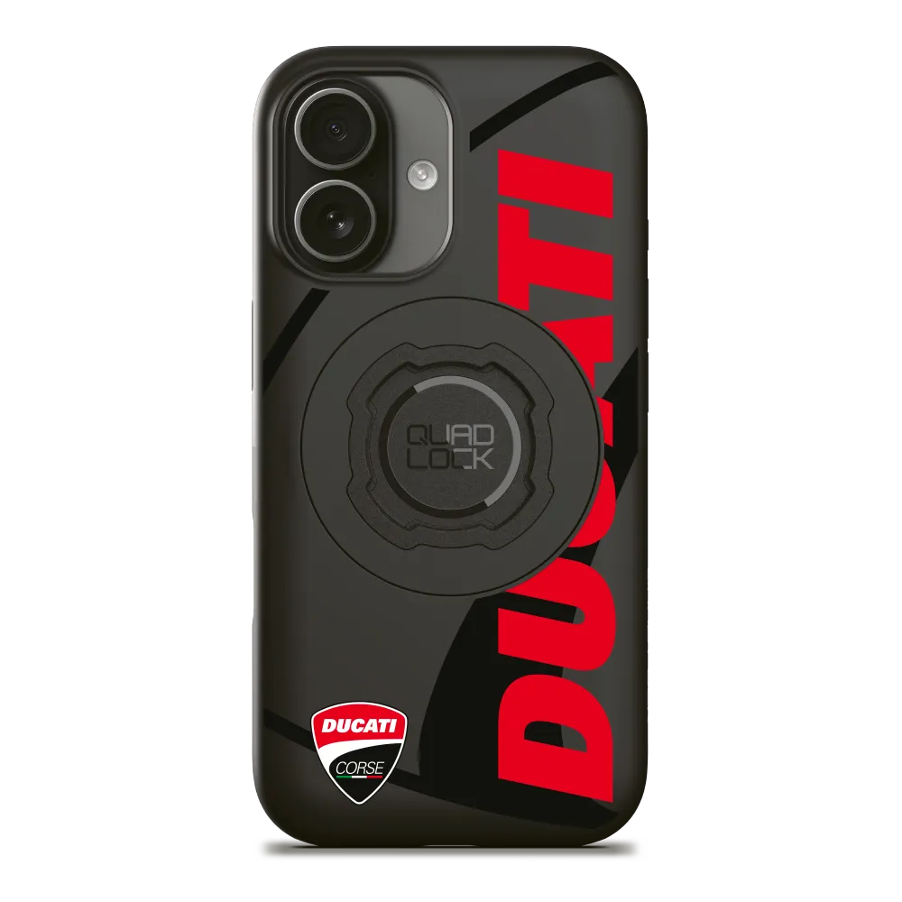 Quad Lock MAG Ducati Corse custodia iPhone protezione urti