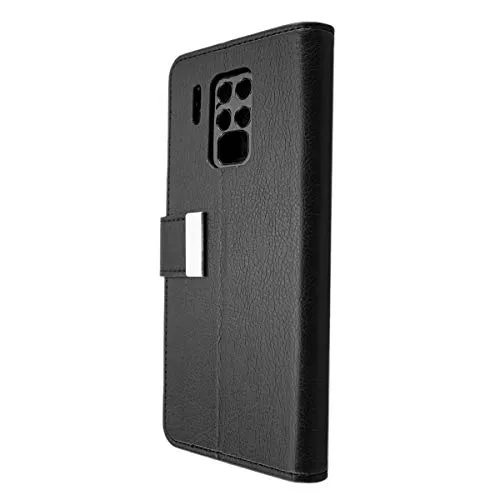 caseroxx Bookstyle custodia libro Oukitel C18 Pro nera magnetica