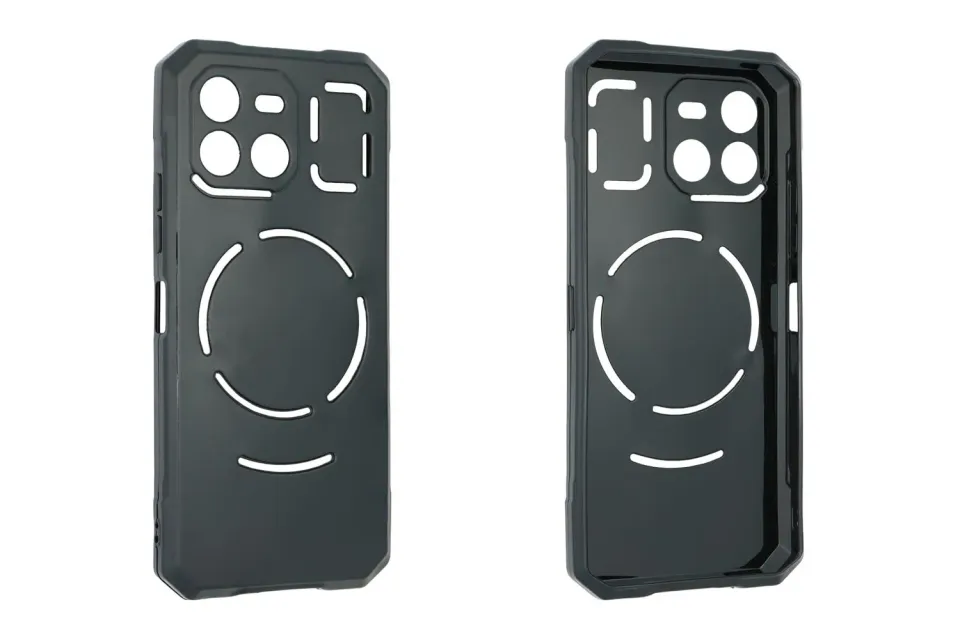 caseroxx TPU Doogee Blade GT Ultra custodia nero antiurto