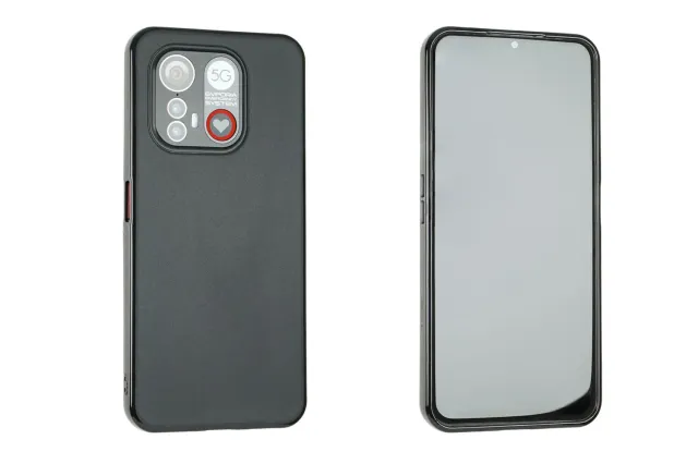 caseroxx TPU Custodia per Emporia Smart 6/ME.6 nero antiurto