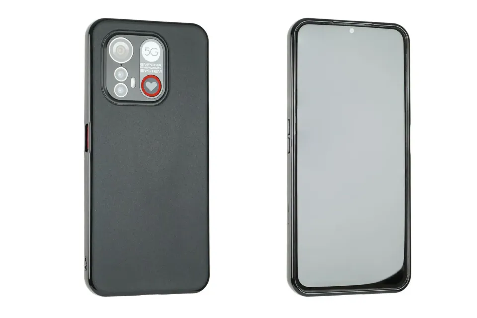 caseroxx TPU Custodia per Emporia Smart 6/ME.6 nero antiurto