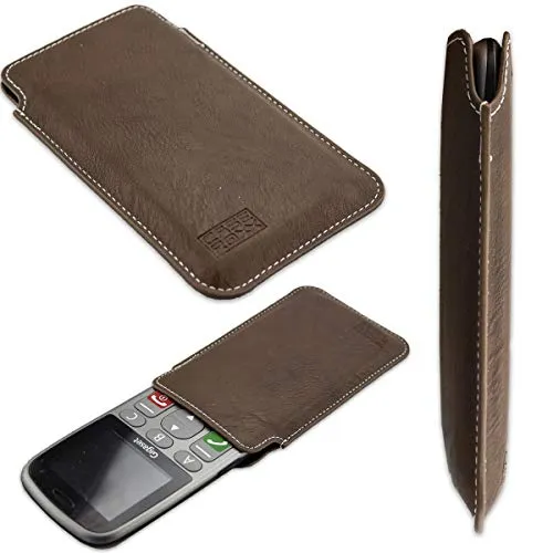 caseroxx Business-Line Gigaset GL390 borsa marrone