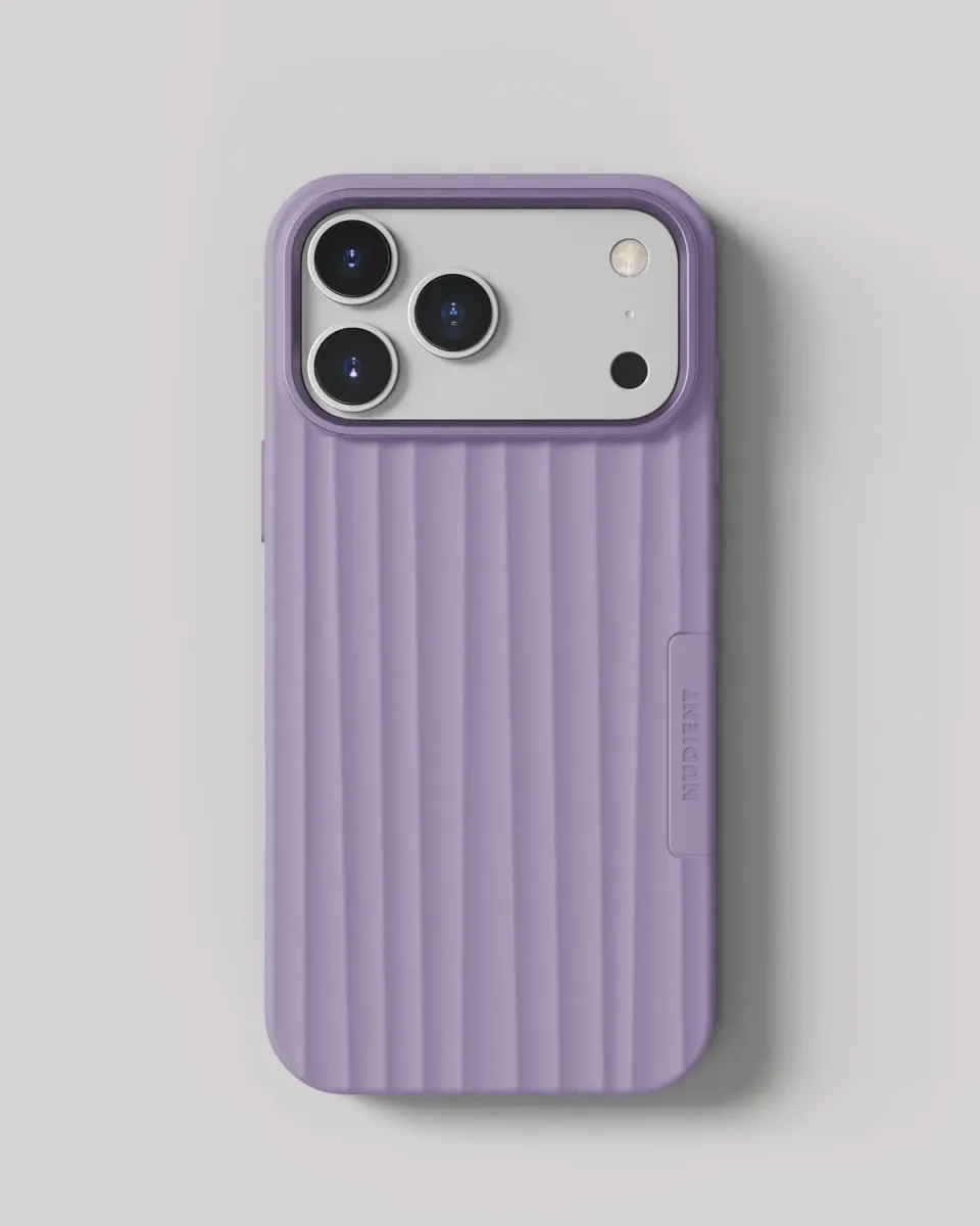 Nudient Bold Case iPhone 17 Pro Max cover Lupine Purple MagSafe