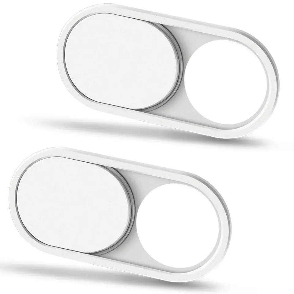 CloudValley copri webcam ultra-sottile metallo bianco 2 pezzi