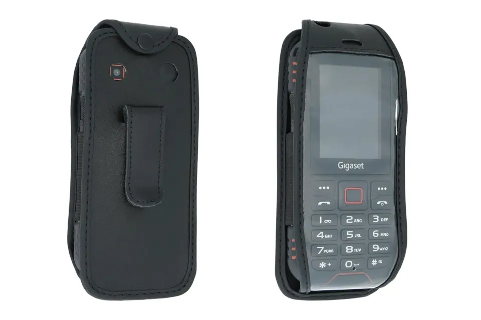 caseroxx custodia in pelle Gigaset GLX8 con clip cintura
