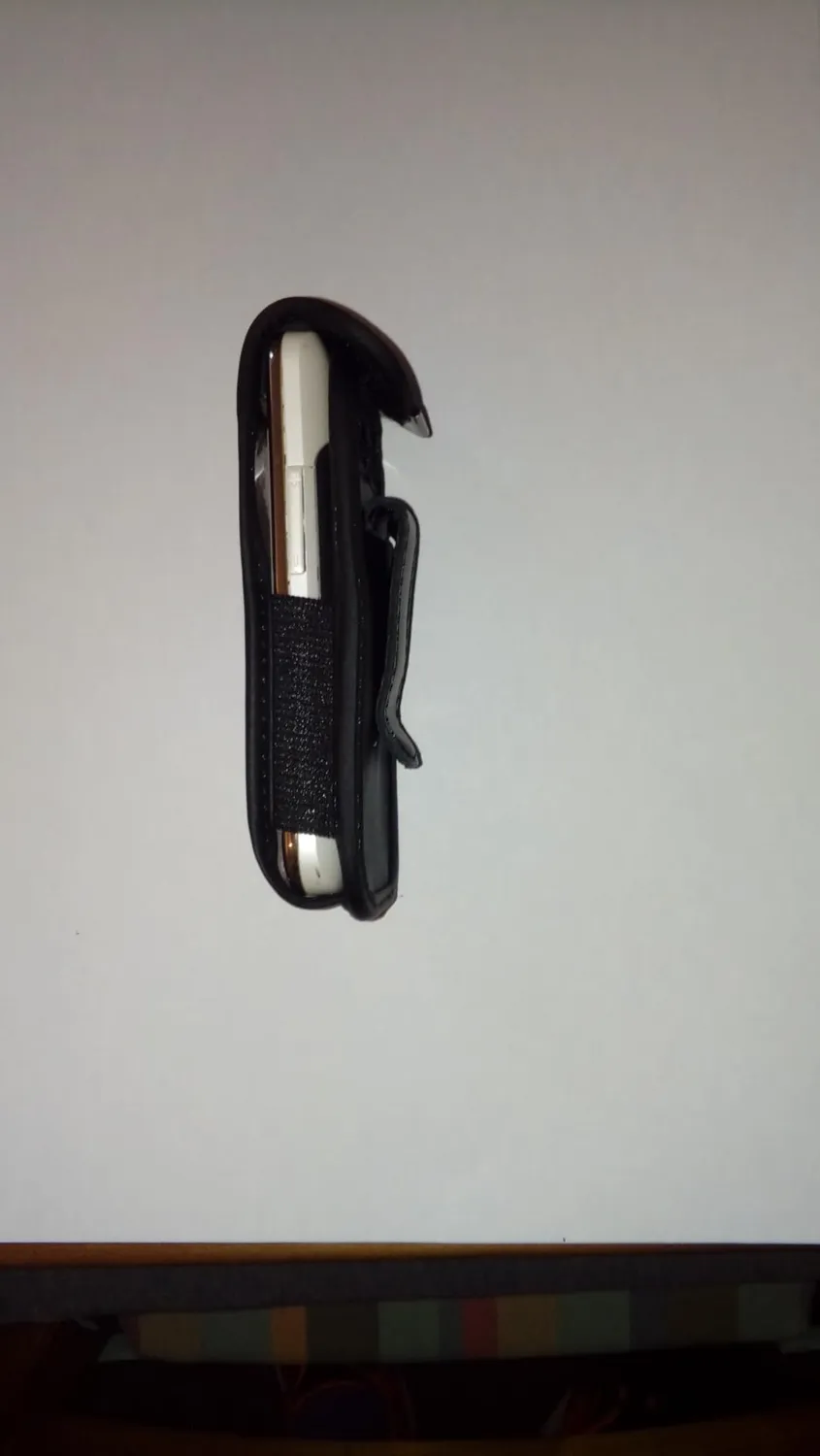 caseroxx Borsello Pelle Nokia C5-00 Nero con Clip Cintura