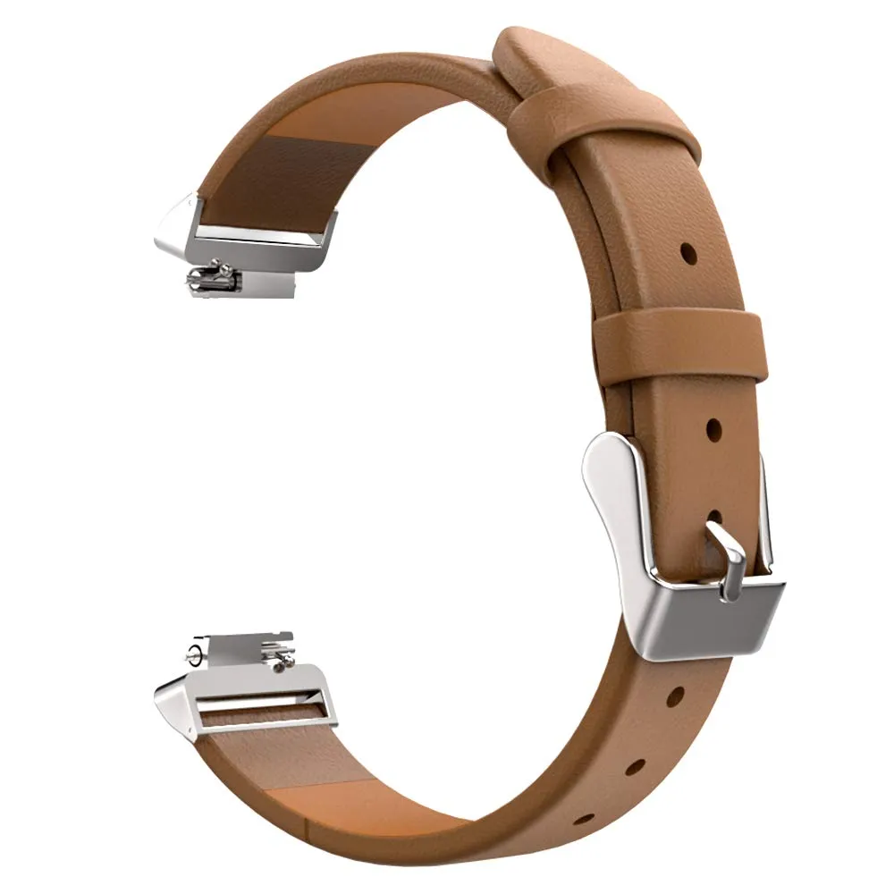 MoKo cinturino pelle per Fitbit Inspire marrone classico