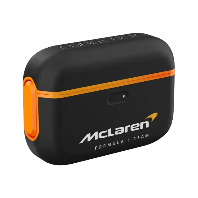 Quad Lock McLaren Custodia AirPods Pro Moschettone Papaya